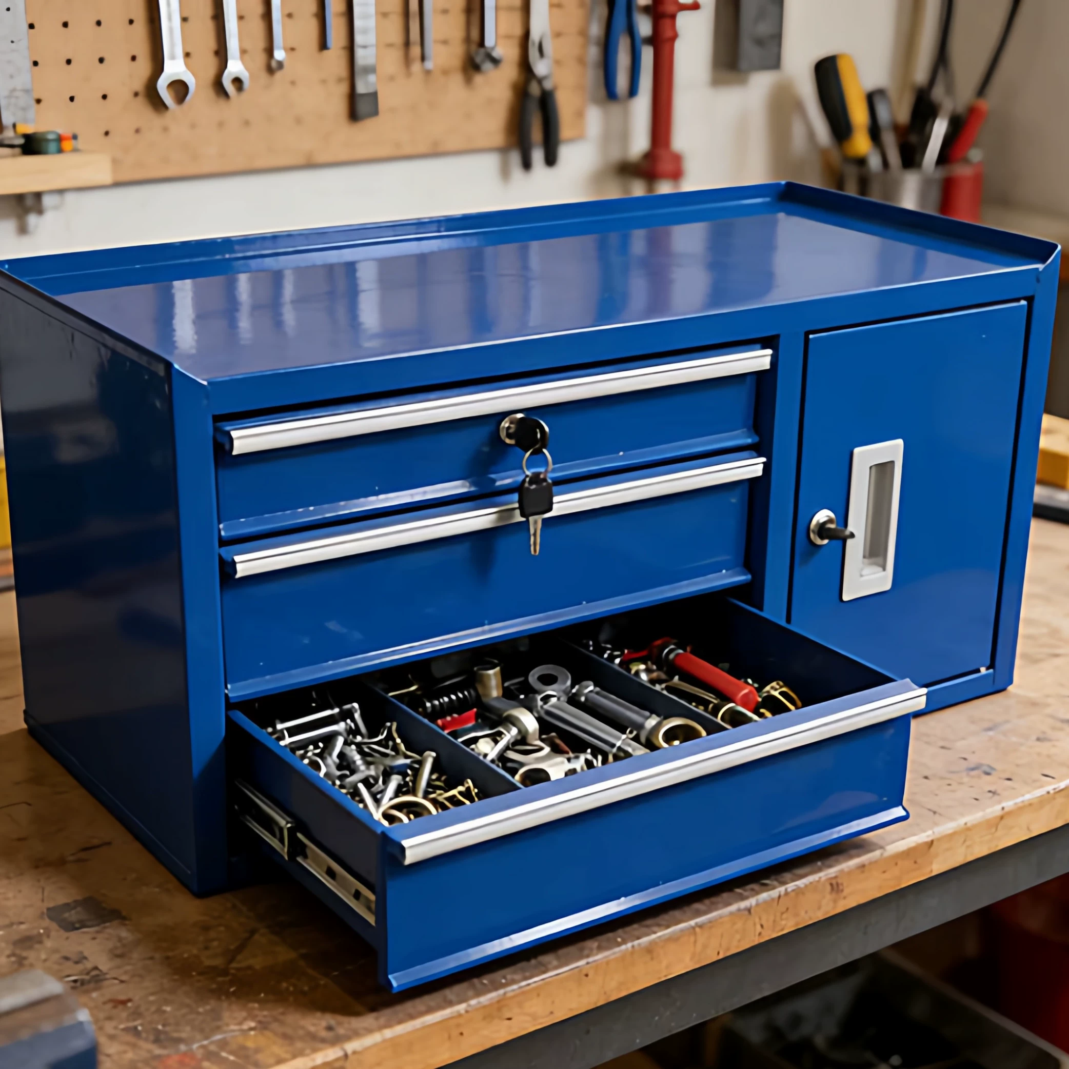 Workshop Tools Cabinet - Armoire à outils de bureau multifonction