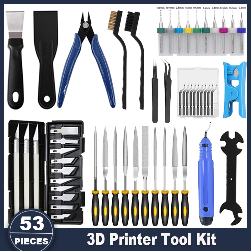 Tools Vape - Kit d’outils pour imprimante 3D, 53