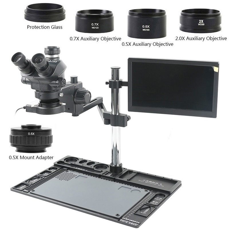 Microscope stéréoscopique trin - Workbench Portable Fold avis et prix