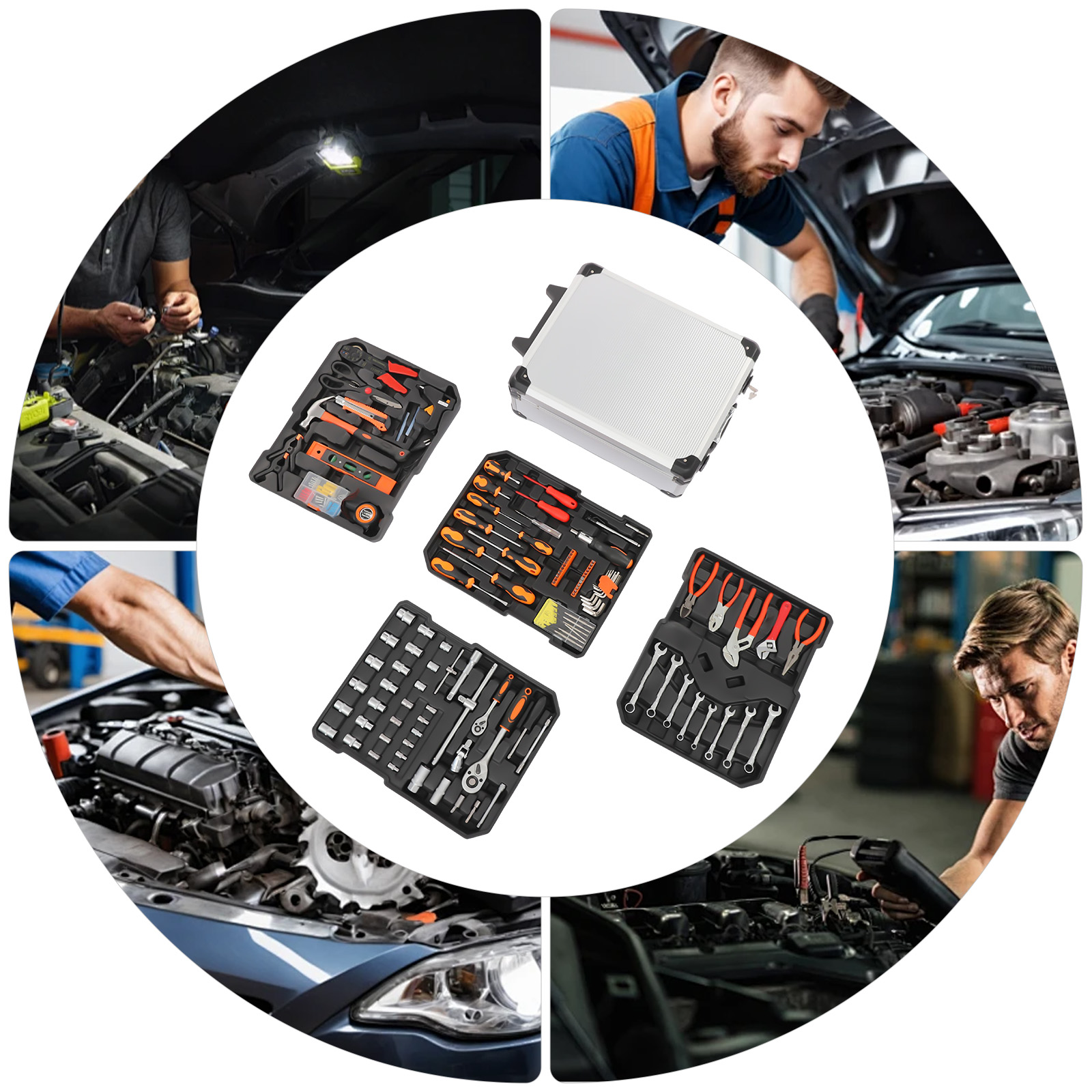 Kit d'outils de réparation aut - Hand Tools Maintenance Workshop avis et prix