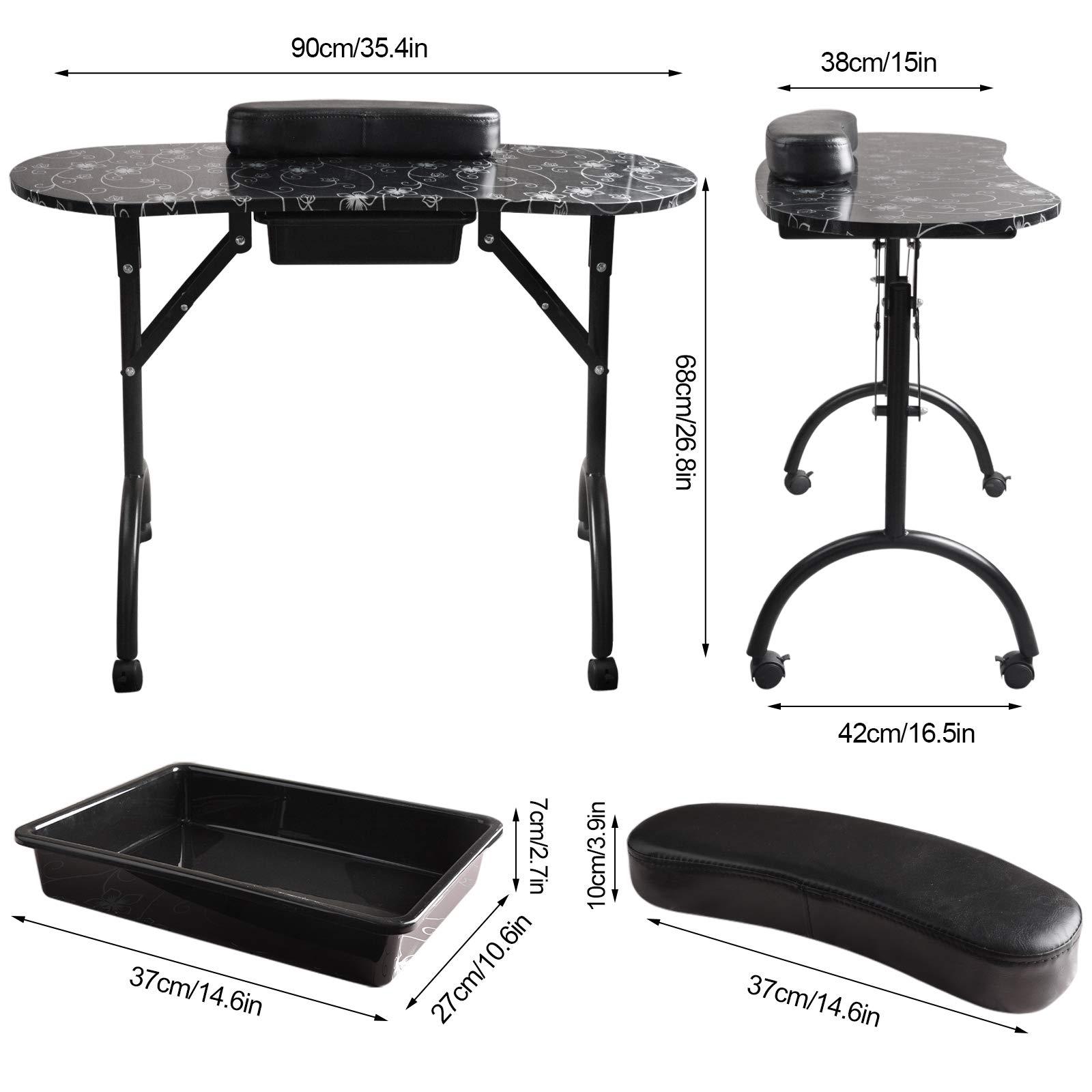 Table de manucure à motifs, ta - Workbench Portable Fold avis et prix
