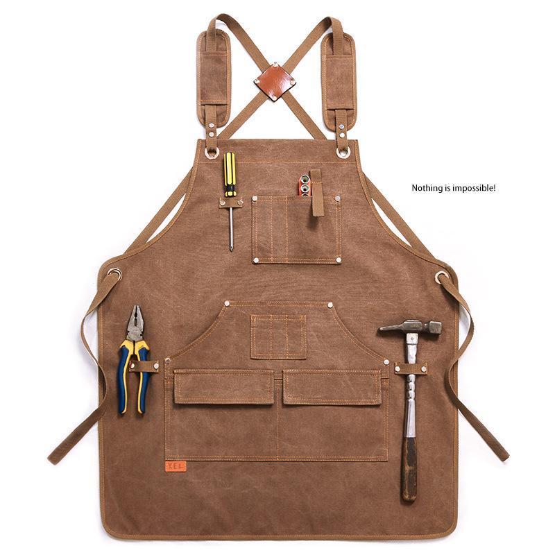 Tablier en toile avec logo imp - Workshop Tools Logo avis et prix