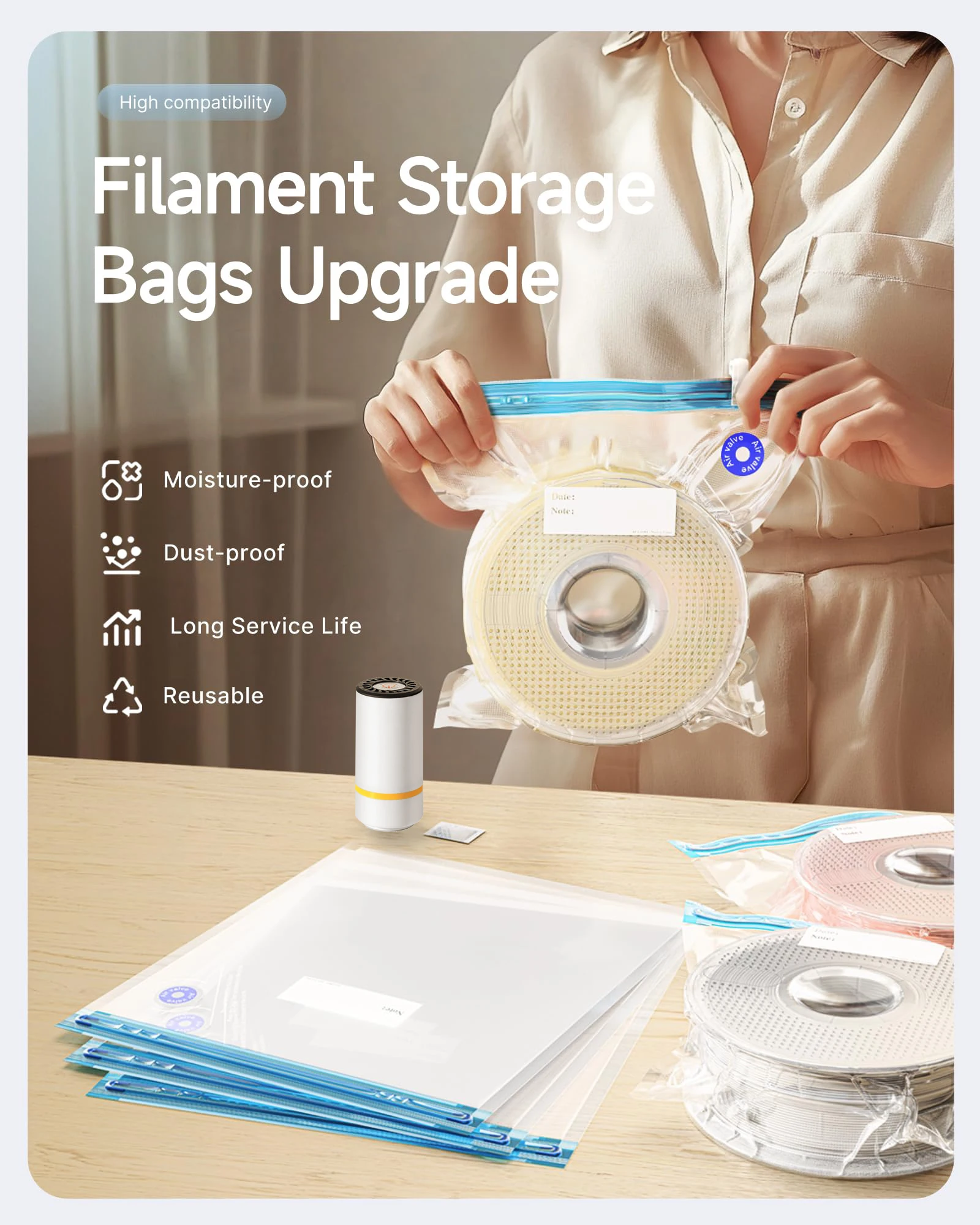 Sac sous vide de Filament d'im - Tools Vape avis et prix