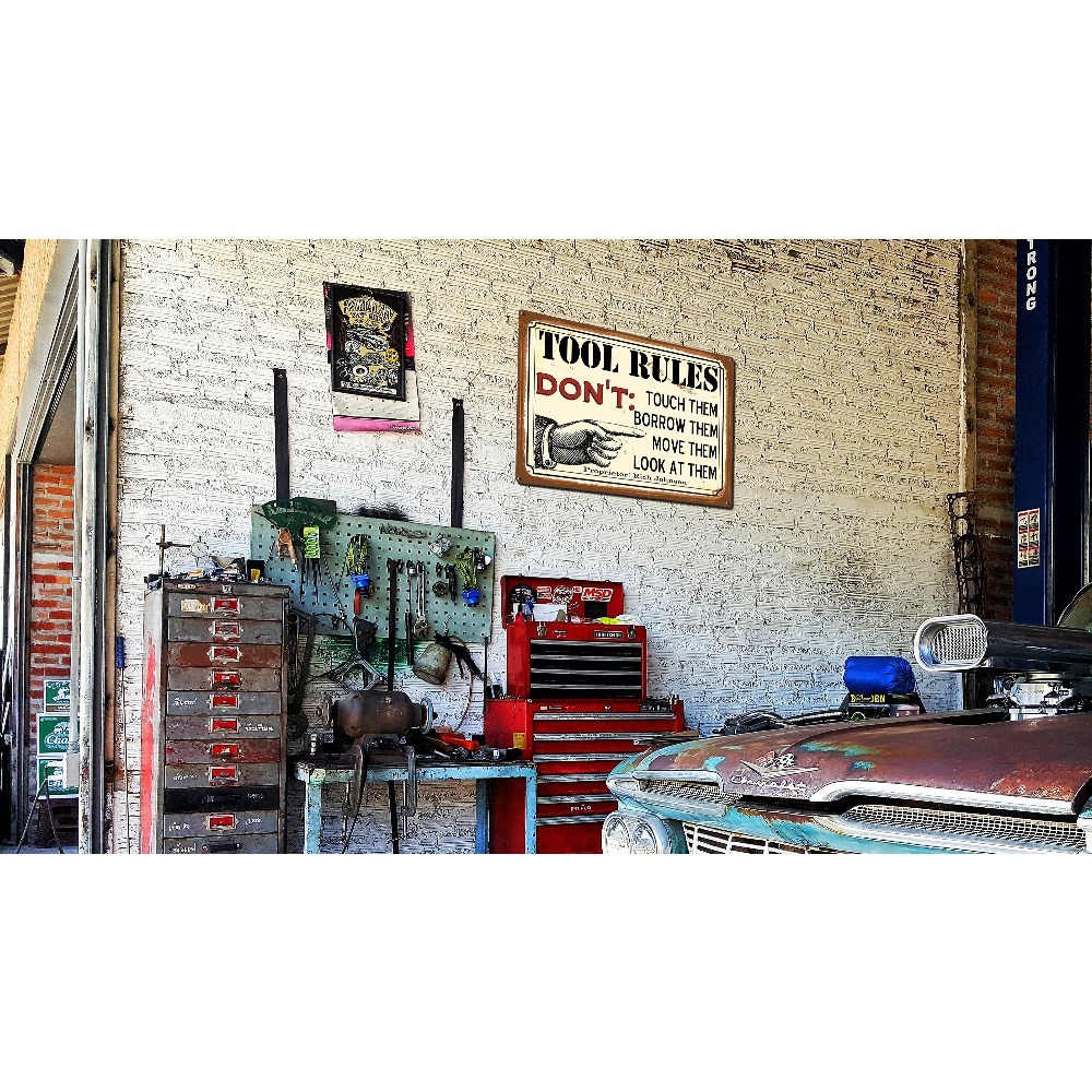 1 plaque métallique personnali - Workshop Tools With Name avis et prix