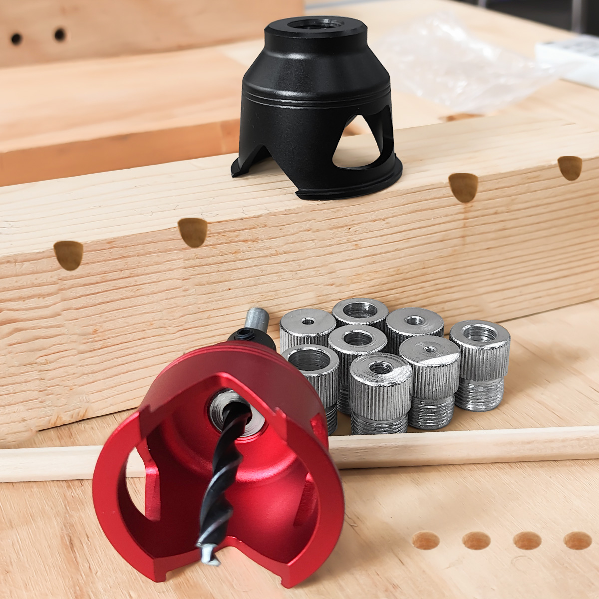 Kit de gabarit de perçage vert - Dowel Jig Kit avis et prix