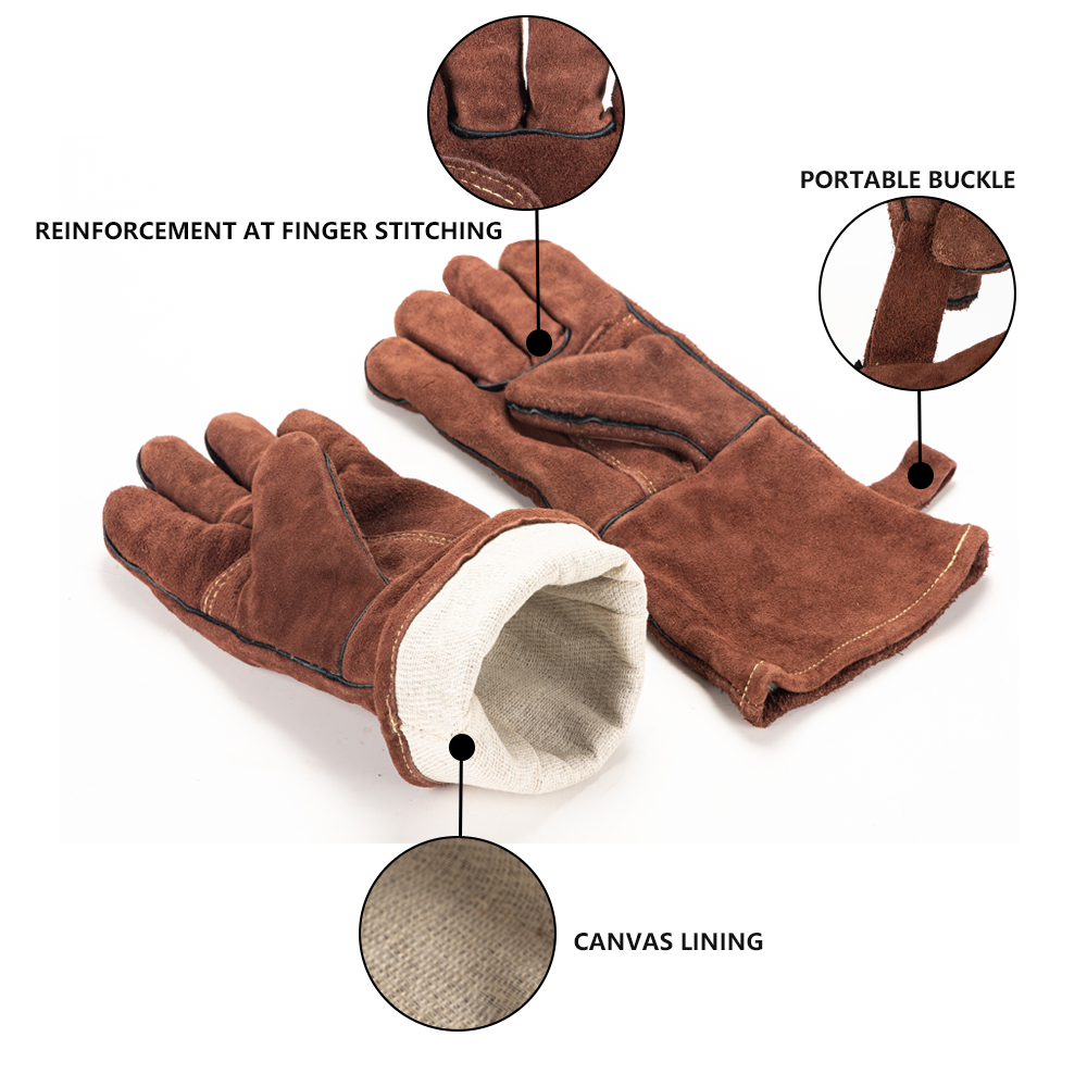 Gants de soudage en cuir fendu - Tools For Welding Workshop avis et prix